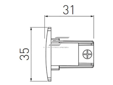 Galinis dangtelis bėgeliui X-RAIL | 35x31mm | baltas | GTV Lighting | XAE-ZKUNCB-00 | 5901867193346 Galinis dangtelis bėgeliui X-RAIL | 35x31mm | baltas | GTV Lighting | XAE-ZKUNCB-00 | 5901867193346