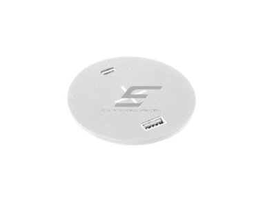 Belaidė įkrovimo stotelė | montuojama į baldus | 2xUSB-A+C | Ø70mm | balta | Bachmann SA.PO.AISQI-BA Belaidė įkrovimo stotelė | montuojama į baldus | 2xUSB-A+C | Ø70mm | balta | Bachmann SA.PO.AISQI-BA
