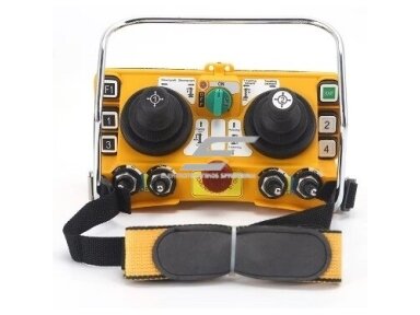 Belaidis kranų valdymo pultas | 2 joystick | 5 greičiai | imtuvas 12 V AC/DC | relės 15 A | EL-F24-60-12 Belaidis kranų valdymo pultas | 2 joystick | 5 greičiai | imtuvas 12 V AC/DC | relės 15 A | EL-F24-60-12
