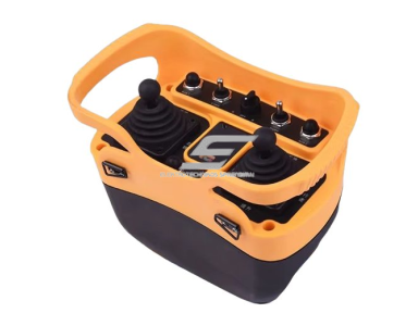 Belaidis kranų valdymo pultas | joystick, pilvo tipo siųstuvas | 315 MHz | ~100 m | IP66 | ES-Q5000 Belaidis kranų valdymo pultas | joystick, pilvo tipo siųstuvas | 315 MHz | ~100 m | IP66 | ES-Q5000