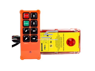 Belaidis kranų valdymo pultas | 6 mygtukai + START/STOP | 1 greitis | 868 MHz | 24–440 V AC/DC | ES-F21-E1B(H) Belaidis kranų valdymo pultas | 6 mygtukai + START/STOP | 1 greitis | 868 MHz | 24–440 V AC/DC | ES-F21-E1B(H)