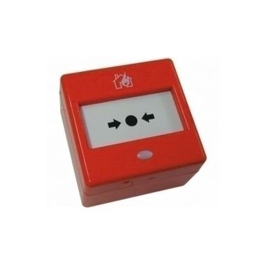 Ugunsgrēka trauksmes poga | 12V | 50V | NO | IP44 | sarkana | CQR FP3 Ugunsgrēka trauksmes poga | 12V | 50V | NO | IP44 | sarkana | CQR FP3