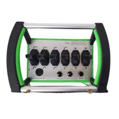 Bezvadu proporcionālā vadības pults | 6 sviras | 2,4 GHz | uztvērējs 24 V DC | IP68 | ES-WRC624 Bezvadu proporcionālā vadības pults | 6 sviras | 2,4 GHz | uztvērējs 24 V DC | IP68 | ES-WRC624