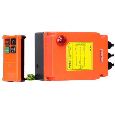 Bezvadu celtņa vadības pults | 2 pogas + START/STOP | 1 ātrums | 868 MHz | 230 V AC | ES-F21-T2S Bezvadu celtņa vadības pults | 2 pogas + START/STOP | 1 ātrums | 868 MHz | 230 V AC | ES-F21-T2S