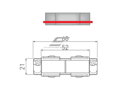 Jungtis bėgelių X-RAIL sujungimui | 3F | 68x21mm | juoda | GTV Lighting | XAE-LKELC-10 | 5901867193377 1
