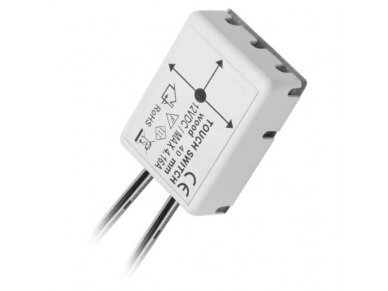 Mikrobangų jutiklis | daviklis | 50W | 12VDC | 44x33x18mm | IP20 | baltas | įmontuojamas | GTV Lighting | AE-WPDRW-00 | 5901867127167