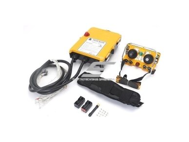 Belaidis kranų valdymo pultas | 2 joystick | 5 greičiai | imtuvas 12 V AC/DC | relės 15 A | EL-F24-60-12 2 Belaidis kranų valdymo pultas | 2 joystick | 5 greičiai | imtuvas 12 V AC/DC | relės 15 A | EL-F24-60-12 2