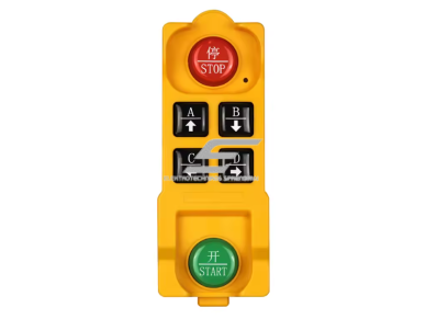 Belaidis kranų valdymo pultas | 4 mygtukai + START/STOP | 1 greitis | 433 MHz | 100–240 V AC | modulinis imtuvas | AK-C211008 1