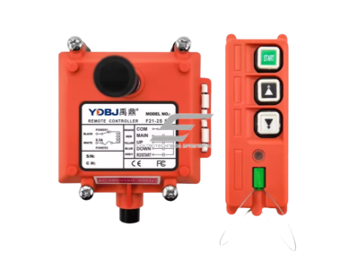 Belaidis kranų valdymo pultas | 2 mygtukai + START, magnetinis raktas | 1 greitis | 24–440 V AC/DC | IP65 | EL-F21-2S-TX Belaidis kranų valdymo pultas | 2 mygtukai + START, magnetinis raktas | 1 greitis | 24–440 V AC/DC | IP65 | EL-F21-2S-TX