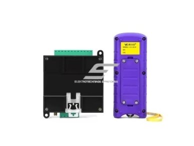 Belaidis kranų valdymo pultas | 4 mygtukai + START/STOP | 1 greitis | 868 MHz | 230 V AC | modulinis imtuvas | ES-LD-BC4 1 Belaidis kranų valdymo pultas | 4 mygtukai + START/STOP | 1 greitis | 868 MHz | 230 V AC | modulinis imtuvas | ES-LD-BC4 1