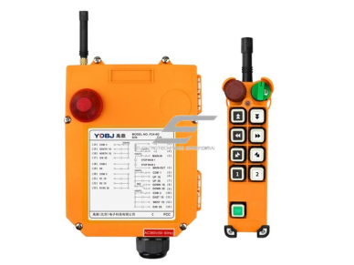 Belaidis kranų valdymo pultas | 8 mygtukai + START/STOP | 2 greičiai | 433 MHz | 24–440 V AC/DC | IP65 | ES-F24-8D