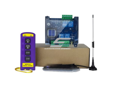 Belaidis kranų valdymo pultas | 2 mygtukai + START/STOP | 1 greitis | 868 MHz | 230 V AC | modulinis imtuvas | ES-LD-BC2 4