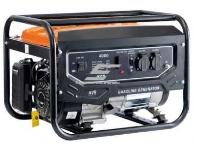 Benzininis generatorius | rezervinis elektros energijos maitinimo šaltinis | 2,5-2,8kW | 230VAC | vienfazis | 12l Benzininis generatorius | rezervinis elektros energijos maitinimo šaltinis | 2,5-2,8kW | 230VAC | vienfazis | 12l