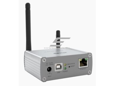 Bevielė valdymo stotis | 230VAC (12VDC) | 866-916MHz | RJ45 | 100Mbps | 90x65x52mm | IP20 | GATEWAY | Wi-Fi | iNELS RF | eLAN-RF-Wi-003 Bevielė valdymo stotis | 230VAC (12VDC) | 866-916MHz | RJ45 | 100Mbps | 90x65x52mm | IP20 | GATEWAY | Wi-Fi | iNELS RF | eLAN-RF-Wi-003