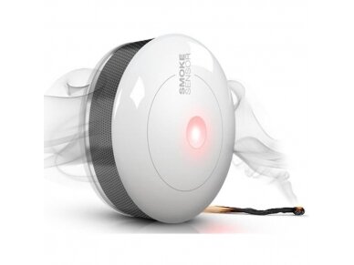 Belaidis dūmų jutiklis | daviklis | detektorius | 85dB | Z-Wave | Fibaro | FGSD-002 1