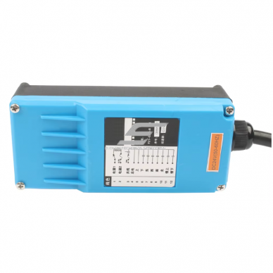 Bezvadu celtņa vadības pults | 12 pogas ar STOP un START | 2 ātrumi | 230 V AC | IP65 | ES-F21-E2B-8 2