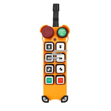 Bezprzewodowy pilot do suwnicy | 6 przycisków + START/STOP | 2 prędkości | 315/433 MHz | 24–440 V AC/DC | IP65 | ES-F23-6D 1 Bezprzewodowy pilot do suwnicy | 6 przycisków + START/STOP | 2 prędkości | 315/433 MHz | 24–440 V AC/DC | IP65 | ES-F23-6D 1