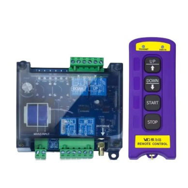 Wireless crane remote control | 2 buttons + START/STOP | 1 speed | 868 MHz | 230 V AC | modular receiver | ES-LD-BC2 Wireless crane remote control | 2 buttons + START/STOP | 1 speed | 868 MHz | 230 V AC | modular receiver | ES-LD-BC2