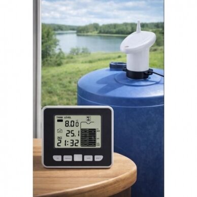 Bezprzewodowy ultradźwiękowy czujnik poziomu cieczy i temperatury | 0-15m | -40...+60°C | 433MHz 5 Bezprzewodowy ultradźwiękowy czujnik poziomu cieczy i temperatury | 0-15m | -40...+60°C | 433MHz 5