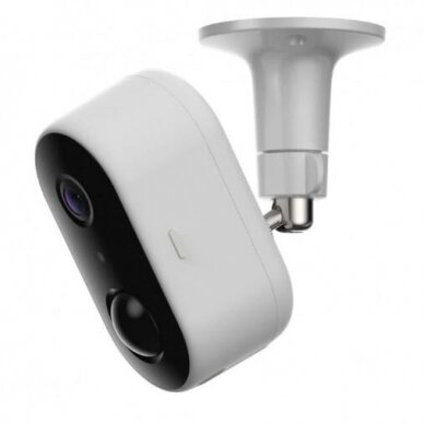 Nutikas | Juhtmevaba välikasutuseks videovalve IP-kaamera 2MP | 1080p | aku 6700 mAh | PIR | IP65 | Wi-Fi 2,4 GHz | Tuya | W1-TY Laxihub 2