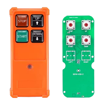 Bezvadu celtņa vadības pults | 2 pogas + START/STOP | 1 ātrums | 868 MHz | 230 V AC | ES-F21-T2S 2
