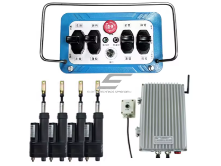 Belaidis kranų valdymo pultas | 4 svirtys, proporcinis valdymas | 12/24 V DC | ES-D1 2 Belaidis kranų valdymo pultas | 4 svirtys, proporcinis valdymas | 12/24 V DC | ES-D1 2