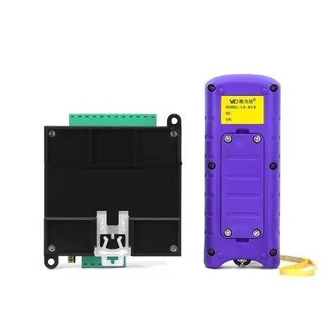 Wireless crane remote control | 4 buttons + START/STOP | 1 speed | 868 MHz | 230 V AC | modular receiver | ES-LD-BC4 1
