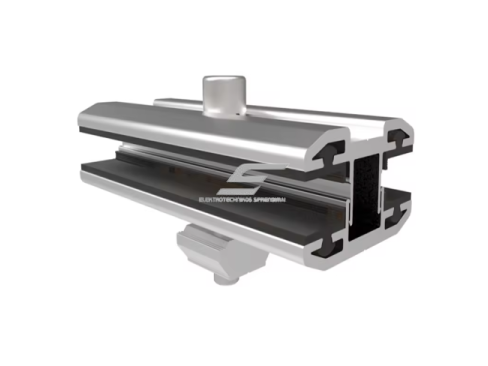 Saulės modulių tvirtinimo galinis spaustukas | 70mm | aliuminis | anodizuotas | stogams