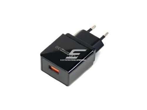 USB įkroviklis | be laido | 5V | 2,4A | greitasis įkrovimas 9V 1,67A | juodas | Bachmann | BA.934.900 USB įkroviklis | be laido | 5V | 2,4A | greitasis įkrovimas 9V 1,67A | juodas | Bachmann | BA.934.900