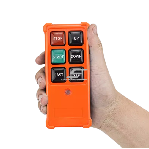 Wireless crane remote control | 4 buttons + START/STOP | 1 speed | 868 MHz | 12–440 V AC/DC | IP65 | ES-F21-4SE 2 Wireless crane remote control | 4 buttons + START/STOP | 1 speed | 868 MHz | 12–440 V AC/DC | IP65 | ES-F21-4SE 2