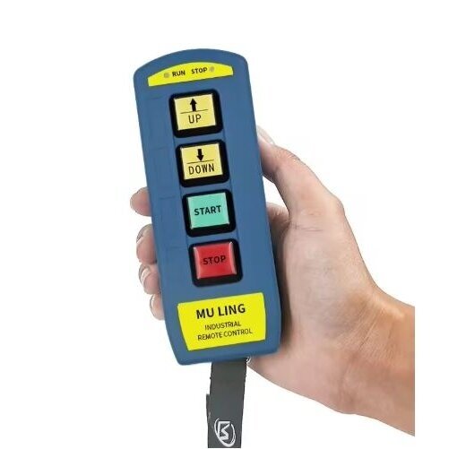 Wireless crane remote control | 2 buttons + START/STOP | 1 speed | 868 MHz | 230 V AC | IP66 | ES-ML-K2 2