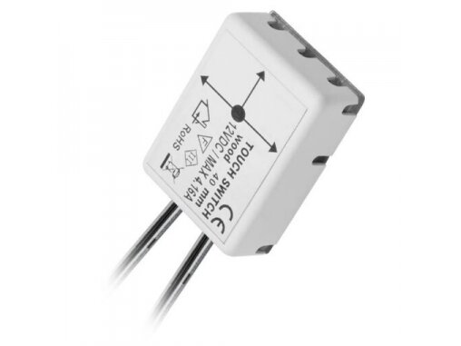 Mikrobangų jutiklis | daviklis | 50W | 12VDC | 44x33x18mm | IP20 | baltas | įmontuojamas | GTV Lighting | AE-WPDRW-00 | 5901867127167