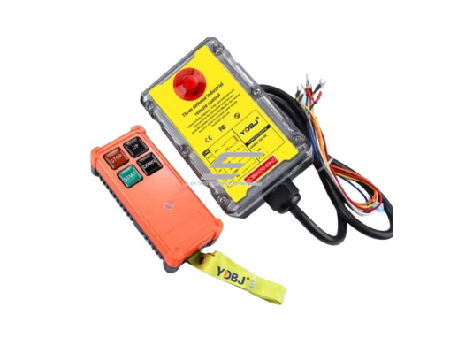 Belaidis kranų valdymo pultas | 2 mygtukai + START/STOP | 1 greitis | 868 MHz | 12–440 V AC/DC | IP65 | ES-F21-2SE 1