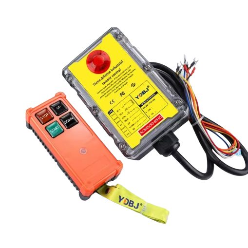 Bezvadu celtņa vadības pults | 2 pogas + START/STOP | 1 ātrums | 868 MHz | 12–440 V AC/DC | IP65 | ES-F21-2SE 1 Bezvadu celtņa vadības pults | 2 pogas + START/STOP | 1 ātrums | 868 MHz | 12–440 V AC/DC | IP65 | ES-F21-2SE 1