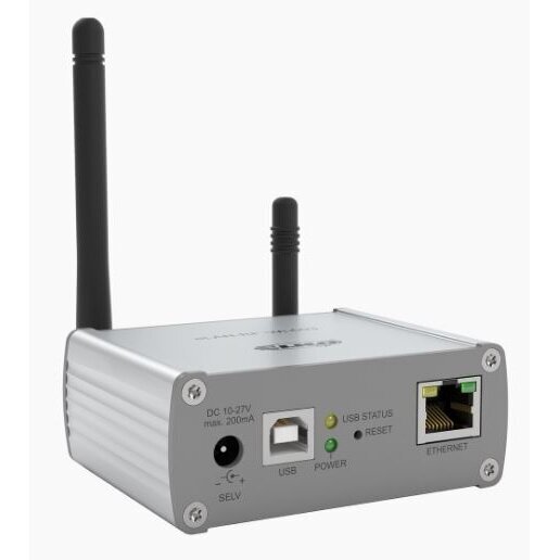 Bezprzewodowa centrala sterująca | 230VAC (12VDC) | 866-916MHz | RJ45 | 100Mbps | 90x65x52mm | IP20 | GATEWAY | Wi-Fi | iNELS RF | eLAN-RF-Wi-003 Bezprzewodowa centrala sterująca | 230VAC (12VDC) | 866-916MHz | RJ45 | 100Mbps | 90x65x52mm | IP20 | GATEWAY | Wi-Fi | iNELS RF | eLAN-RF-Wi-003