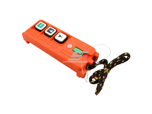 Belaidis kranų valdymo pultas | 2 mygtukai + START, magnetinis raktas | 1 greitis | 24–440 V AC/DC | IP65 | EL-F21-2S-TX 1