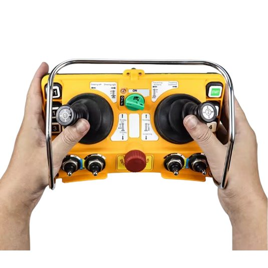 Wireless crane remote control | 2 joysticks | 5 speeds | 315/433 MHz | 12–440 V AC/DC | EL-F24-60 2