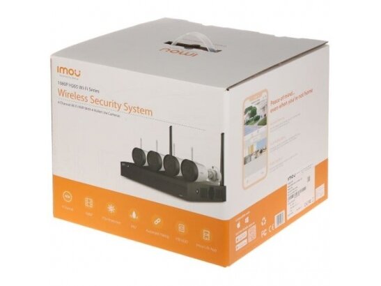 Vaizdo stebėjimo IP kamerų komplektas | 4 Bullet kameros 2MP | 1TB įrašymo įrenginys | IP67 | Wi-Fi | NVR1104HS-W-4KS2/4 | IMOU | 6939554992384 1 Vaizdo stebėjimo IP kamerų komplektas | 4 Bullet kameros 2MP | 1TB įrašymo įrenginys | IP67 | Wi-Fi | NVR1104HS-W-4KS2/4 | IMOU | 6939554992384 1