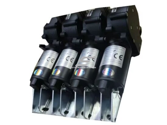 Pramoninis elektrinis sankabos variklis kranų nuotoliniam valdymui | 24VDC | 128W | 450Nm 2