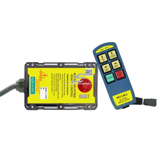 Wireless crane remote control | 4 buttons + START/STOP | 1 speed | 868 MHz | 230 V AC | IP66 | ES-ML-K4 1 Wireless crane remote control | 4 buttons + START/STOP | 1 speed | 868 MHz | 230 V AC | IP66 | ES-ML-K4 1