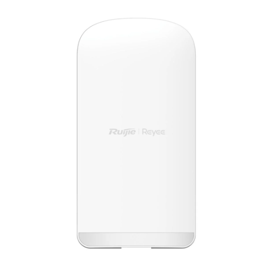 Outdoor Wireless LAN Bridge | for Reliable Network Connection | up to 3 km | 2.4/5 GHz | Wi-Fi 5 | 3xRJ45 with PoE | IP55 | Ruijie RG-EST330F-P