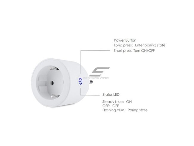 Išmanus | belaidis elektros kištukinis lizdas | 16A | 230V | baltas | Wi-Fi | IOT-CE2P-16A-MAT-EU IMOU 2 Išmanus | belaidis elektros kištukinis lizdas | 16A | 230V | baltas | Wi-Fi | IOT-CE2P-16A-MAT-EU IMOU 2