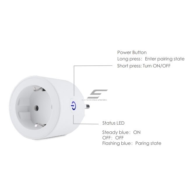 Nutikas | Juhtmevaba elektripistikupesa | 16A | 230V | Valge | Wi-Fi | IOT-CE2P-16A-MAT-EU IMOU 2 Nutikas | Juhtmevaba elektripistikupesa | 16A | 230V | Valge | Wi-Fi | IOT-CE2P-16A-MAT-EU IMOU 2