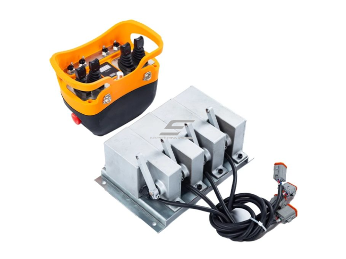 Belaidis proporcinis valdymo pultas | 9 valdymo funkcijos | 433 MHz | imtuvas 24 V DC | IP66 | ES-BT500 3