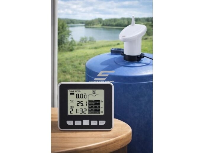 Belaidis ultragarsinis skysčių lygio ir temperatūros jutiklis | 0-15m | -40...+60°C | 433MHz 5 Belaidis ultragarsinis skysčių lygio ir temperatūros jutiklis | 0-15m | -40...+60°C | 433MHz 5