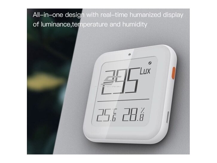 Išmanus | belaidis šviesos | temperatūros ir drėgmes matuoklis | jutiklis | 0-999lux | 0-50°C | 0-99RH% | 66x66x11mm | baltas | Wi-Fi | ZigBee | Smart Life | TUYA | MOES 1 Išmanus | belaidis šviesos | temperatūros ir drėgmes matuoklis | jutiklis | 0-999lux | 0-50°C | 0-99RH% | 66x66x11mm | baltas | Wi-Fi | ZigBee | Smart Life | TUYA | MOES 1