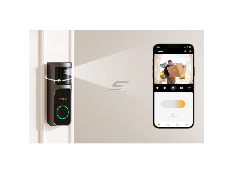 Išmanus | belaidis durų skambutis su kamera 3MP | Wi-Fi | DB-2SP-3T0W/DS2S IMOU 1 Išmanus | belaidis durų skambutis su kamera 3MP | Wi-Fi | DB-2SP-3T0W/DS2S IMOU 1