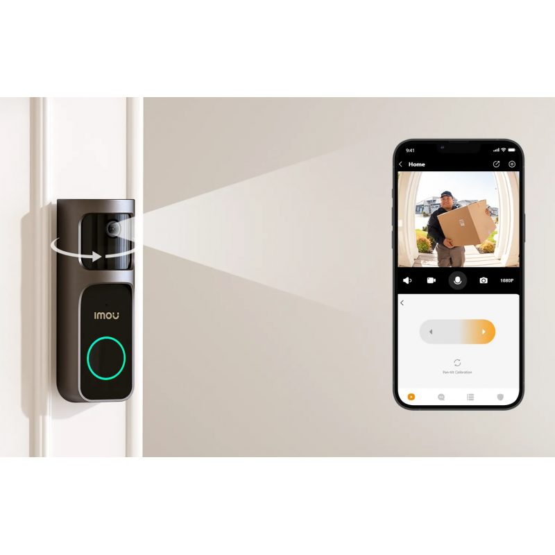 Nutikas | Juhtmevaba uksekell kaameraga 3MP | Wi-Fi | DB-2SP-3T0W/DS2S IMOU 1