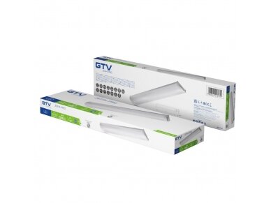 LED juostinis šviestuvas | 24W | 230V | 4000K | 2200lm | 591x148,5x52x5mm | virštinkinis | IP44 | GTV | ZEFIR PRO | LD-ZFPL24W06-NB | 5902801218170