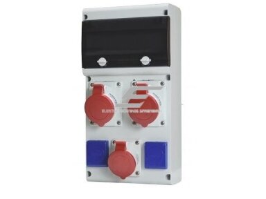 Pramoninis skydelis | dėžutė | 14 modulių | su kištukiniais lizdais 1x16A 5P + 2x32A 5P + 2x230V | hermetinis | garažams | komercinėms patalpoms | IP66/IP44 | Scame | BLOCK5 | 632D.33122 Pramoninis skydelis | dėžutė | 14 modulių | su kištukiniais lizdais 1x16A 5P + 2x32A 5P + 2x230V | hermetinis | garažams | komercinėms patalpoms | IP66/IP44 | Scame | BLOCK5 | 632D.33122
